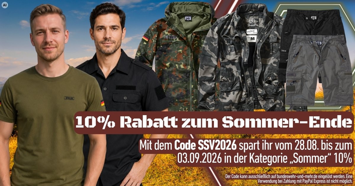 Sommerschlussverkauf im BW-Shop