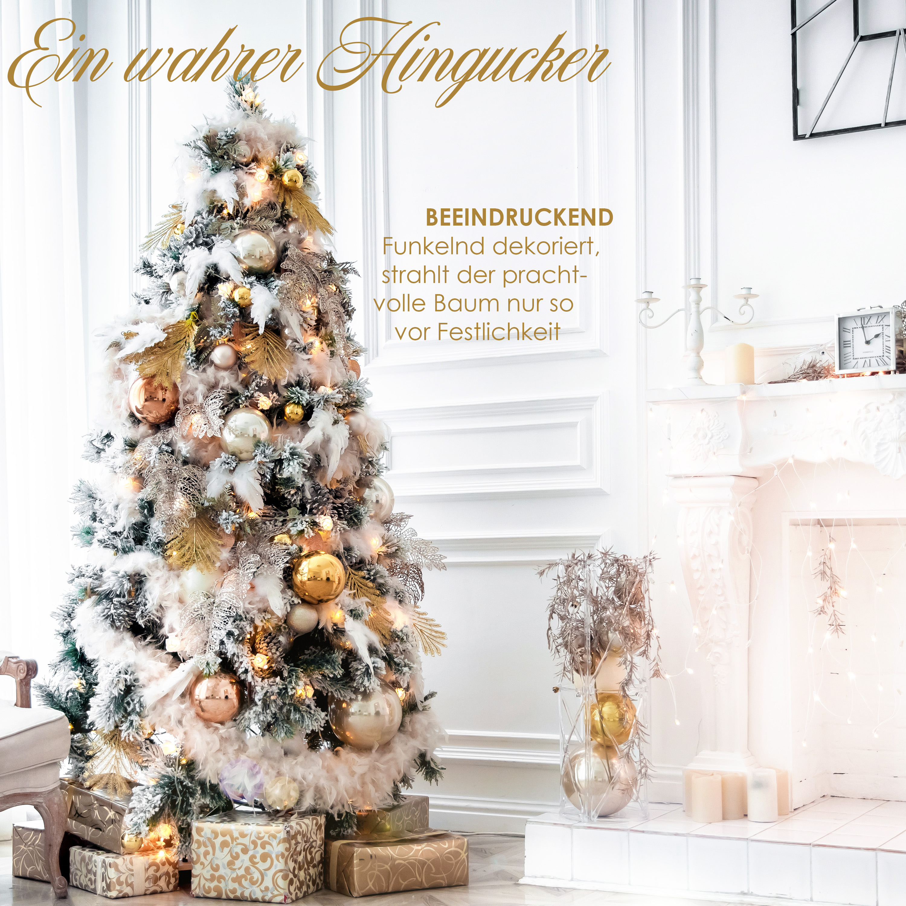 KESSER® Weihnachtsbaum künstlich Tannenbaum Edeltanne Spritzguss PE | eShopping