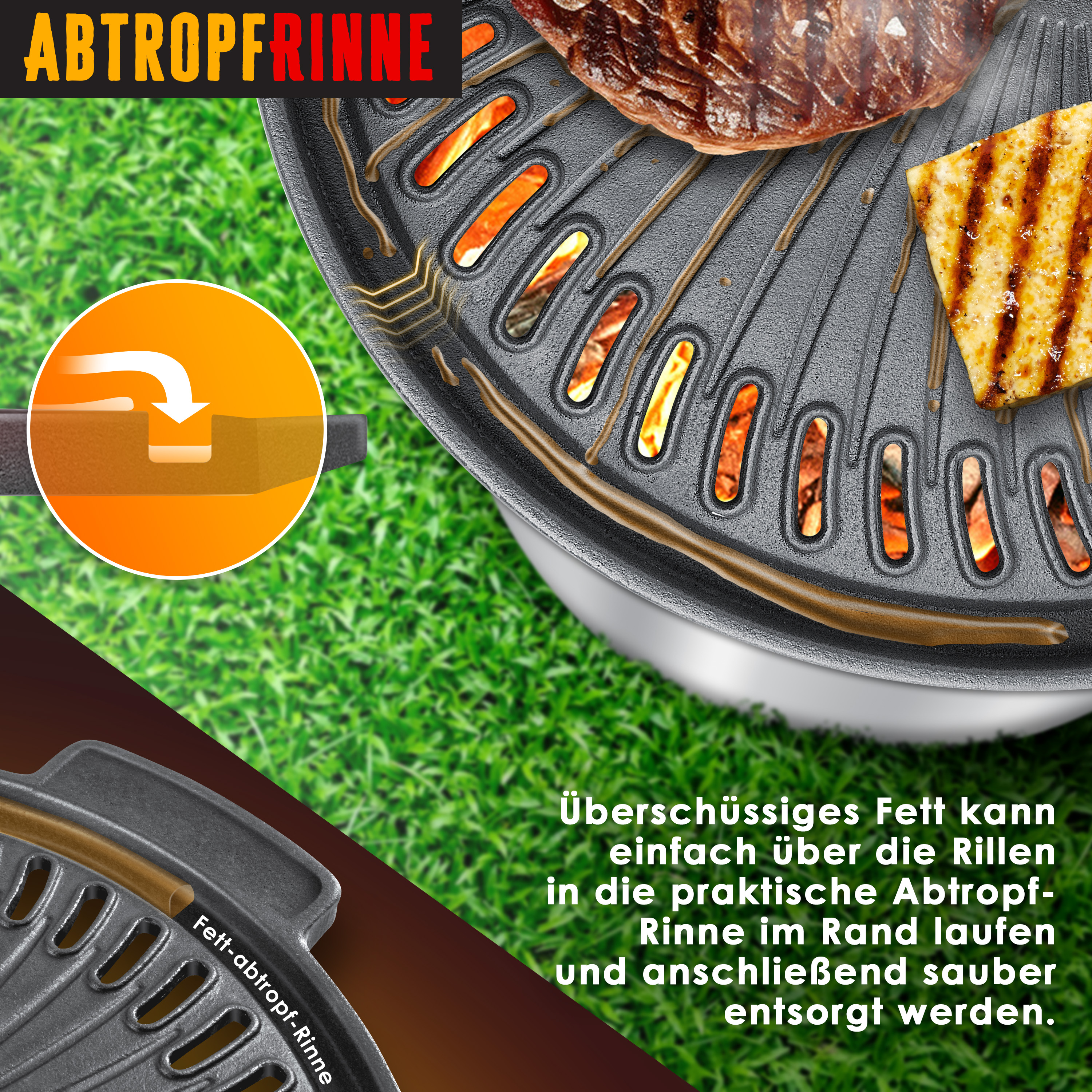 KESSER Rocket Stove – Met Gietijzeren Grillpan, Draagtas – Houtkachel Voor Camping, Tuin En Noodgevallen – Roestvrij Staal