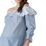 MamiMode-Bluse-Tunika-Volant-Umstandsbluse-gestreift-blau-3.png