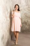MamiMode-Kleid-Rueschen-Umstandskleid-Chiffon-kurz-puder-3.jpg