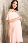 MamiMode-Kleid-Rueschen-Umstandskleid-Chiffon-kurz-puder-7.jpg