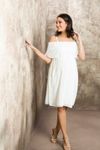 MamiMode-Kleid-Rueschen-Umstandskleid-Chiffon-kurz-weiss-5.jpg