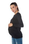 MamiMode-einfarbige-freizeit-Umstandspullover-Schwanger-Pulli-schwarz-1.jpg