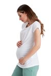 MamiMode-Baby-Einfarbige-Schwangerschaft-Umstandsshirt-Kurzarm-Weiss-3.jpg
