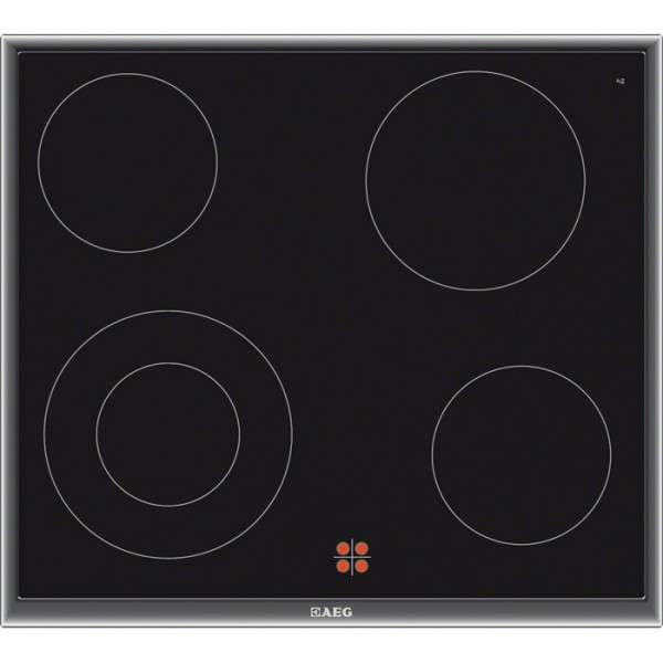 AEG Glaskeramik Kochfeld externe Bedienung 60 cm, KFA58HPM, 949595470