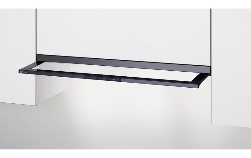 Electrolux Abluft Umluft Flachschirmhaube A 90 cm Schwarz, DASL9046SW, 942490735