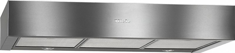 Miele DA 1200 Unterbauhaube mit energiesparender LED-Beleuchtung und Schiebeschalter für einfache Bedienung.