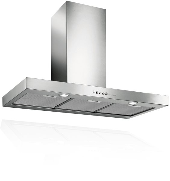 Fors Wandhaube Mercurio 90, 90 cm, Edelstahl, Abluft-/Umluftbetrieb, D