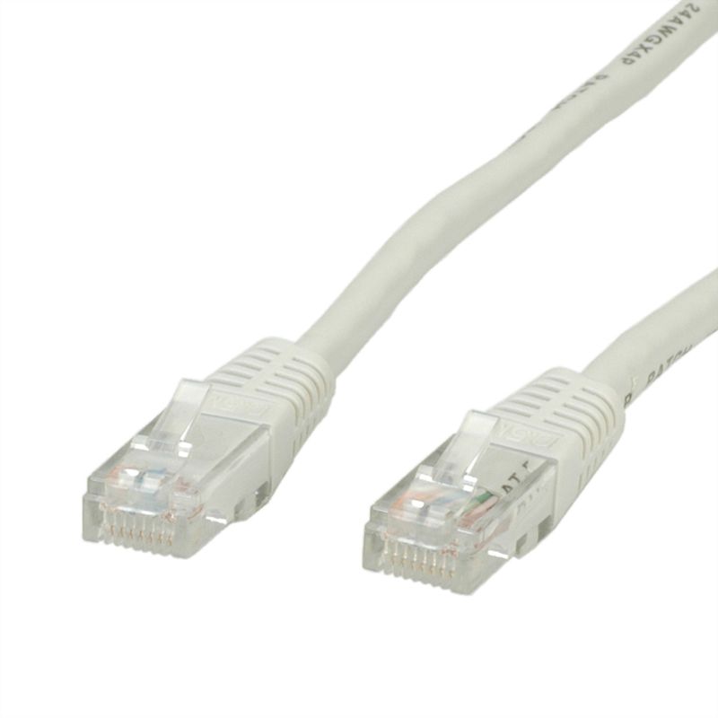 VALUE Patchkabel Kat.5e (Class D) UTP, grau, 15 m