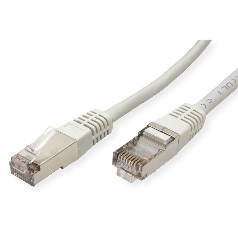 ROLINE Patchkabel Kat.5e (Class D) S/FTP, grau, 5 m