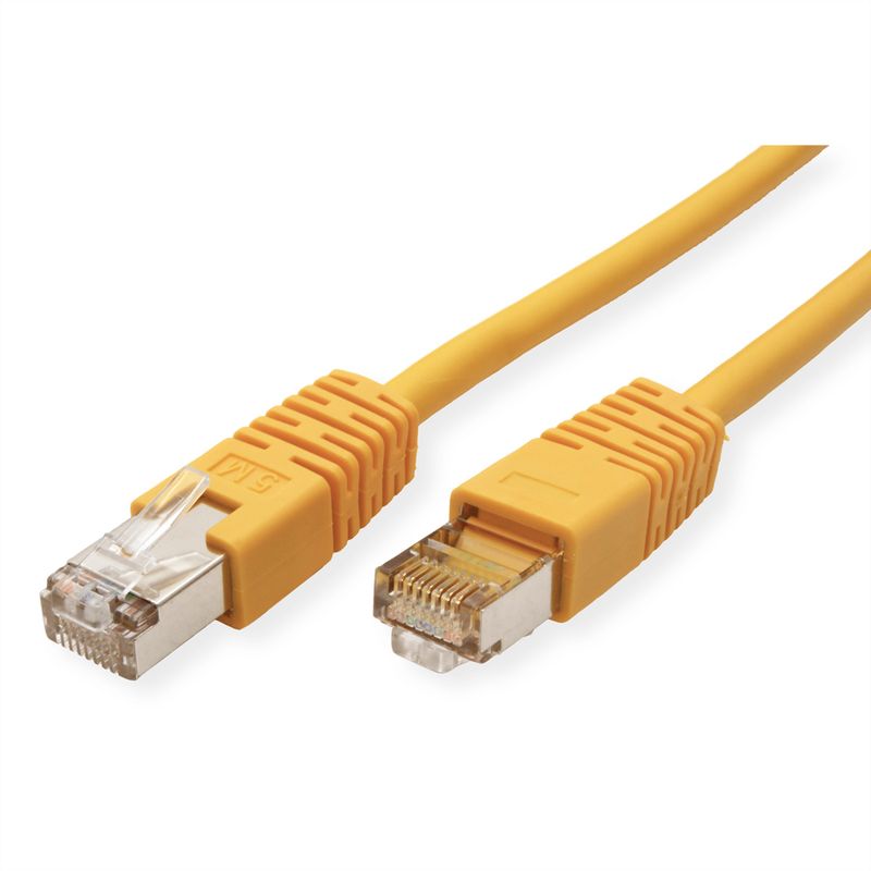 ROLINE Patchkabel Kat.5e (Class D) S/FTP, gelb, 5 m