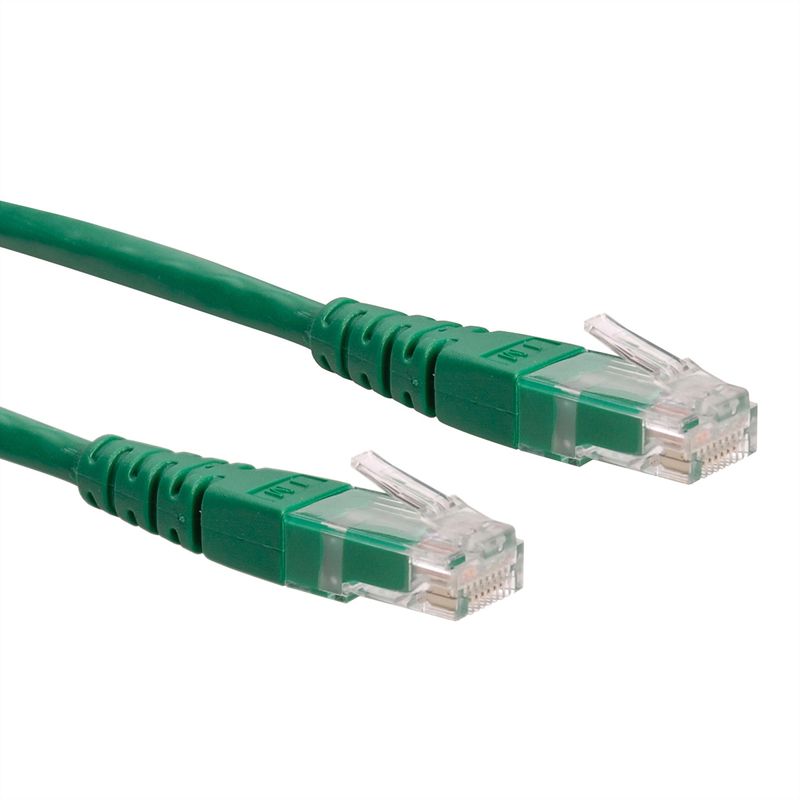 ROLINE Patchkabel Kat.6 (Class E) UTP, grün, 1,5 m