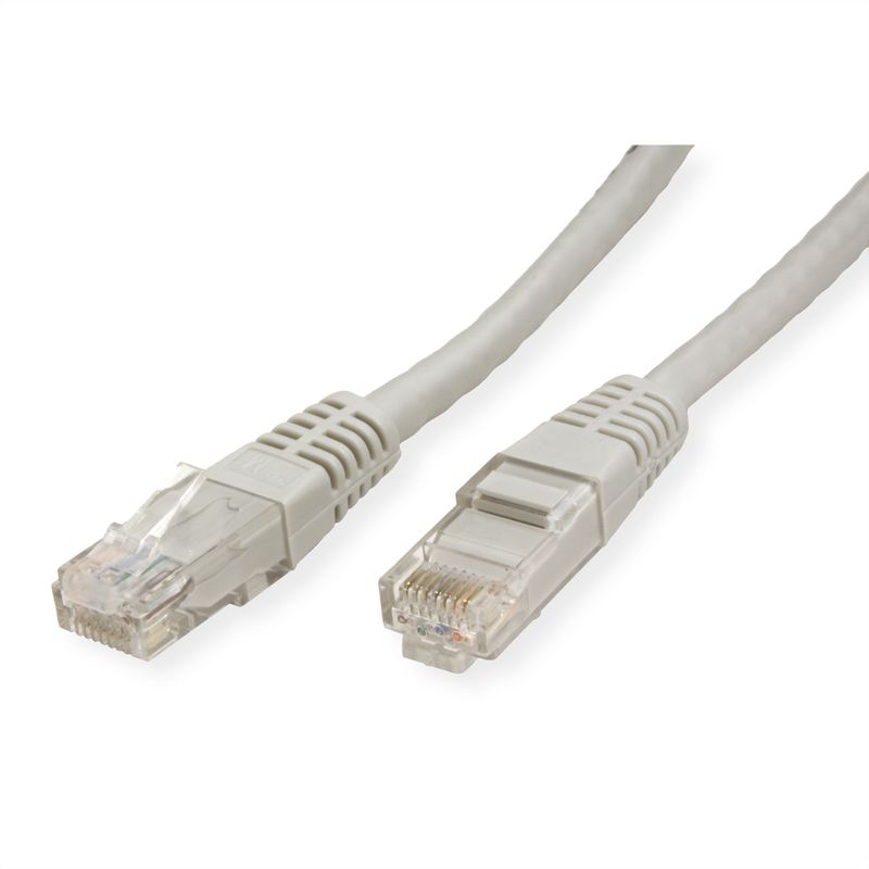 VALUE Patchkabel Kat.6 (Class E) UTP, grau, 1,5 m