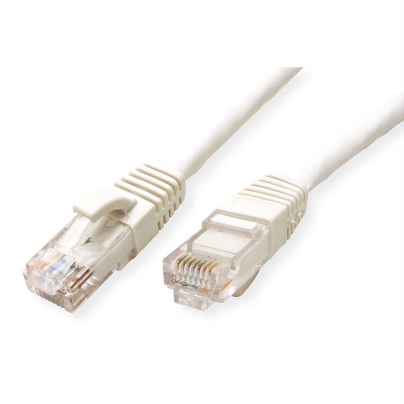 VALUE Patchkabel Kat.6 (Class E) UTP, LSOH, weiß, 10 m