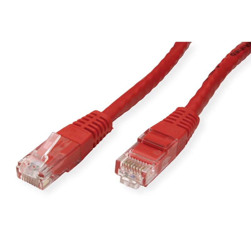 VALUE Patchkabel Kat.6 (Class E) UTP, rot, 0,5 m