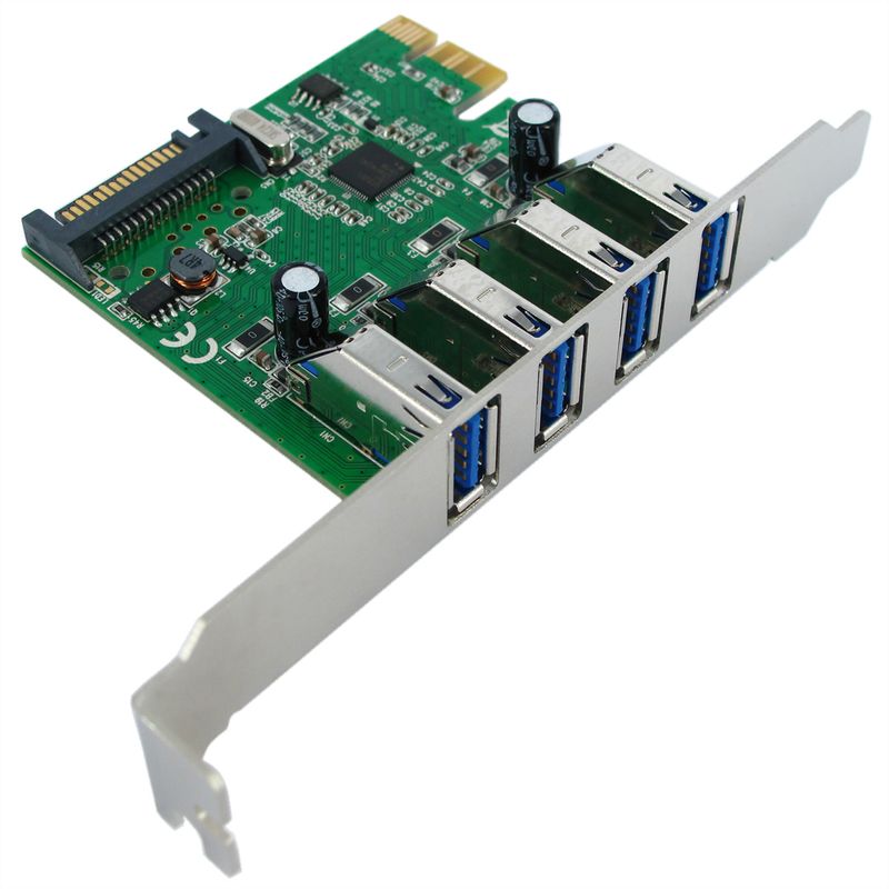 VALUE PCI-Express-Karte, USB 3.2 Gen 1, 4 Ports