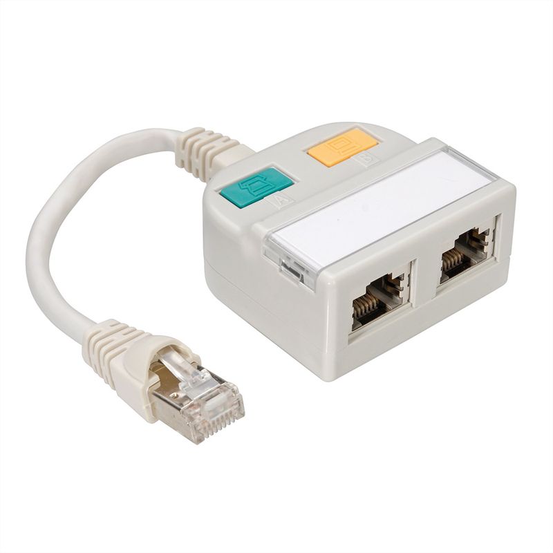 TELEGÄRTNER T-Adapter, Ausgang auf 10Base-T/ISDN