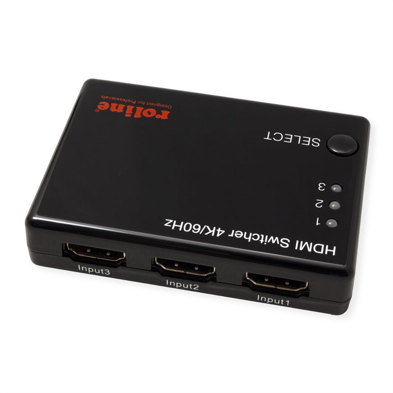ROLINE 4K HDMI Switch, 3-fach