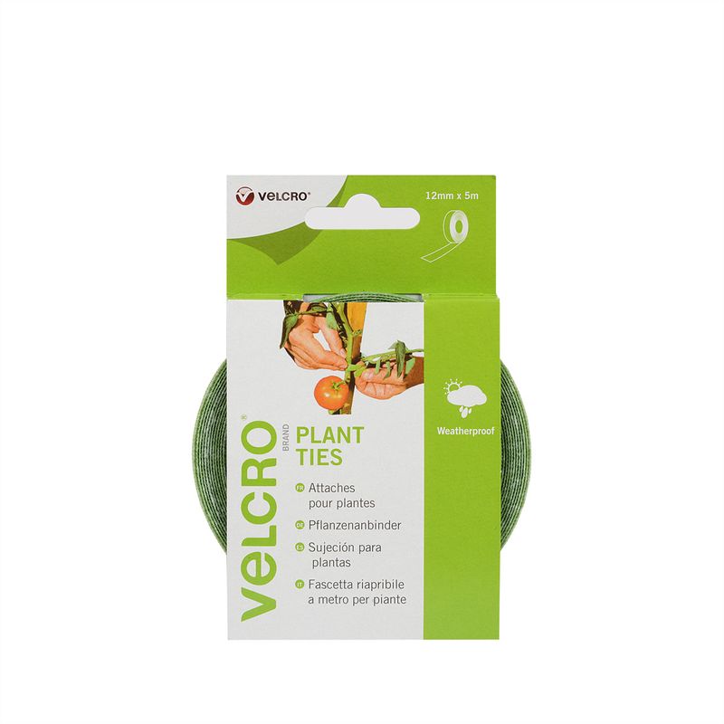 VELCRO® ONE-WRAP® Klettband Pflanzenanbinder ONE-WRAP® Band 12mm x 5m Grün