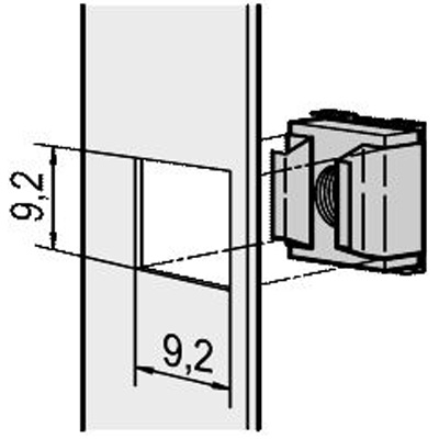 SCHROFF Käfigmutter M5 - NTS KAEFIGMUTTERN M5 100STK