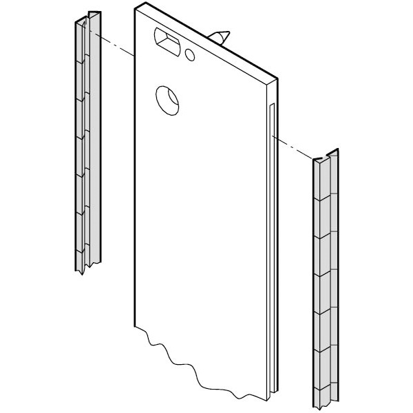 SCHROFF EMV-Dichtung (Stahl, rostfrei) - EMC DICHTUNG 3HE 97LG 10ST.