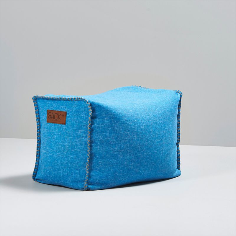 Sackit Hocker RETROit Cobana, türkis Square Puff Outdoor