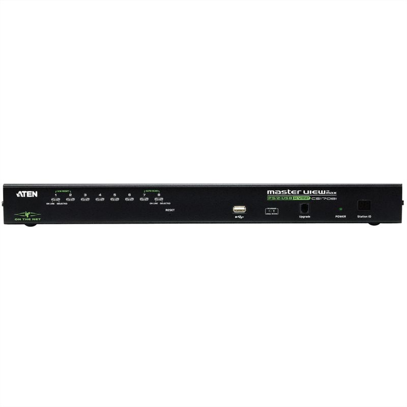 ATEN CS1708i KVM Over-IP Switch VGA, PS/2-USB, USB-Peripherie Port, 8 Ports