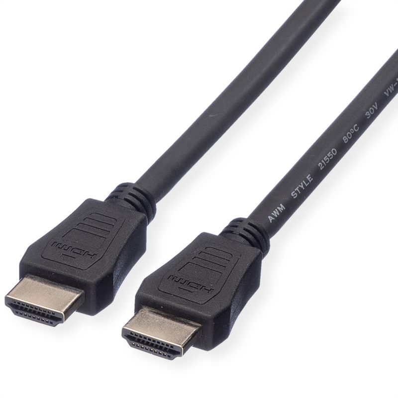 VALUE HDMI High Speed Kabel mit Ethernet, LSOH, schwarz, 7,5 m