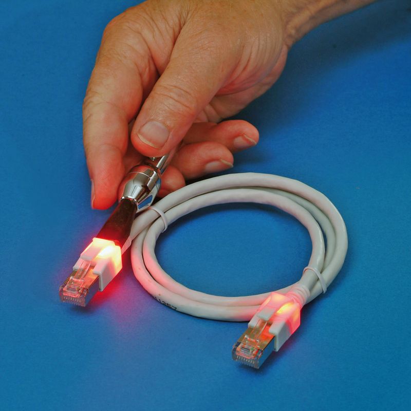 saCon Patchkabel Kat.6 (Class E) S/FTP, LSOH, blau, 0,5 m
