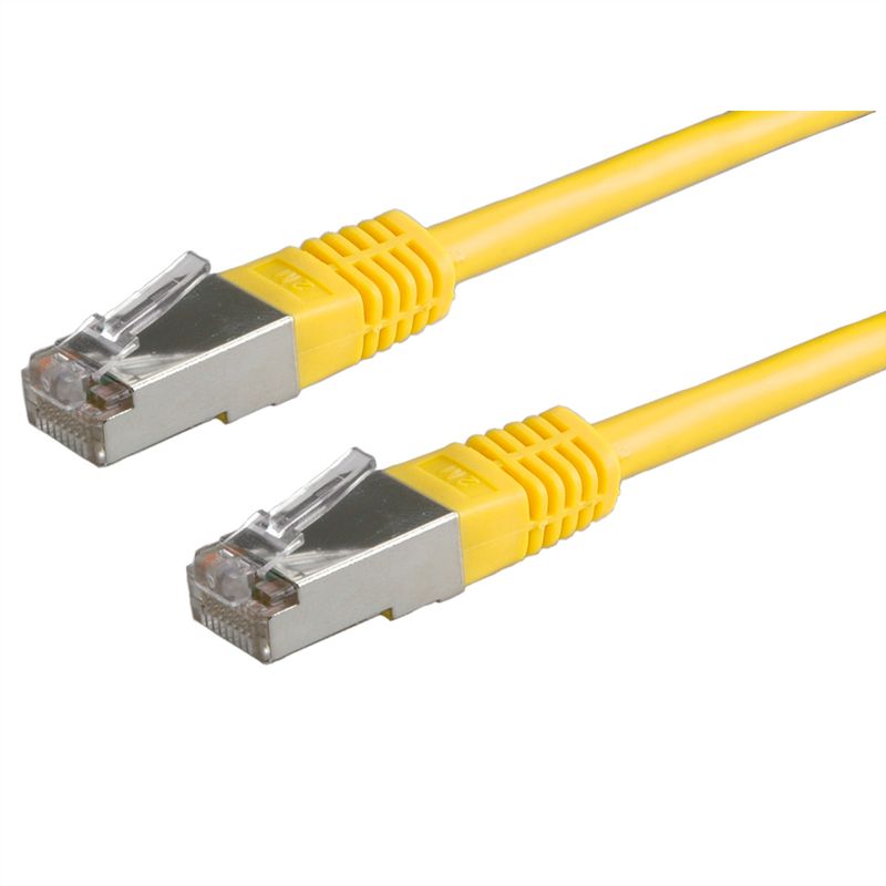VALUE Patchkabel Kat.6 (Class E) S/FTP (PiMF), gelb, 2 m