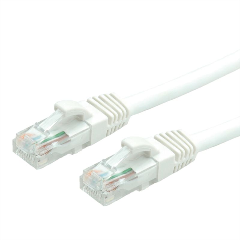 VALUE Patchkabel Kat.6A (Class EA) UTP, weiß, 10 m