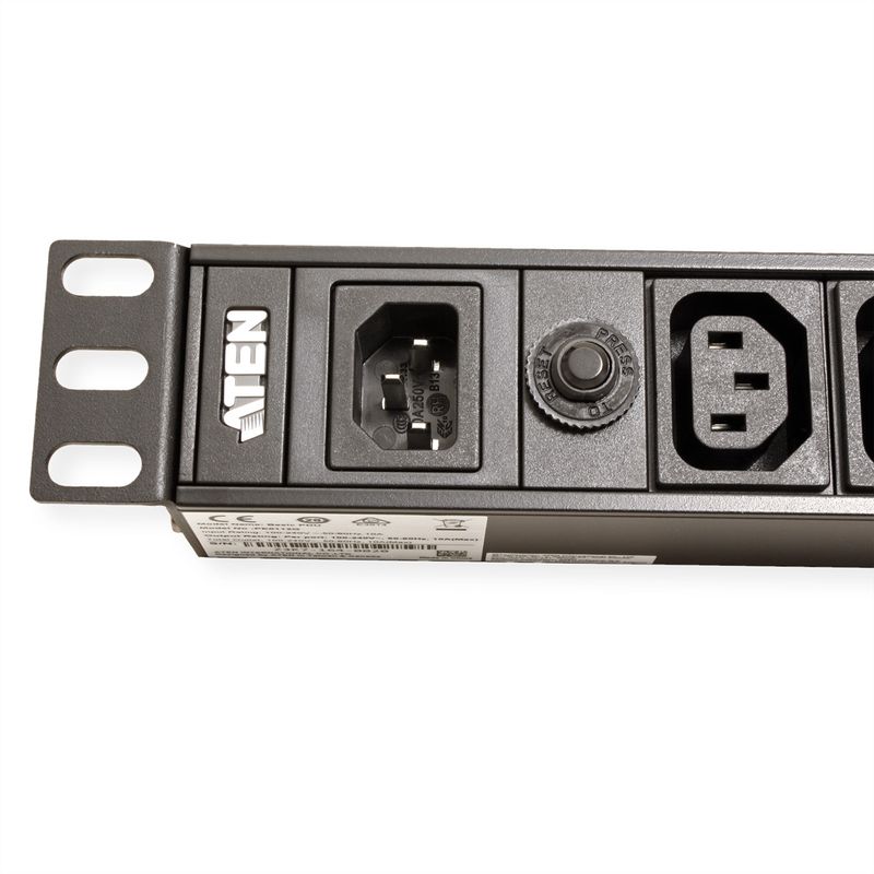 ATEN PE0112G 1U 10A 12-Port Basic PDU
