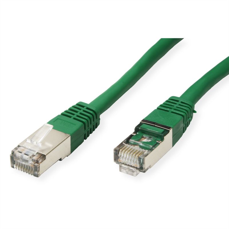 VALUE Patchkabel Kat.6 (Class E) S/FTP (PiMF), grün, 10 m