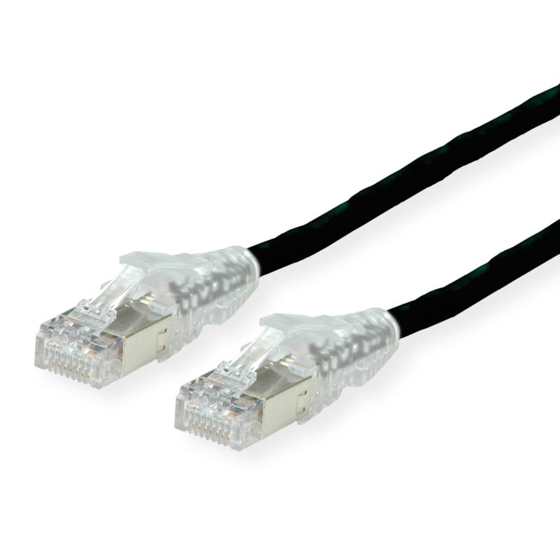 DÄTWYLER Patchkabel Kat.6A (Class EA) S/FTP, CU 7702 flex LSOH, AMP v2, schwarz,