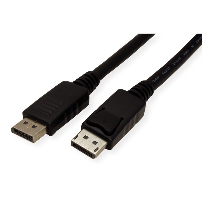 VALUE DisplayPort Kabel, DP ST - ST, schwarz, 10 m