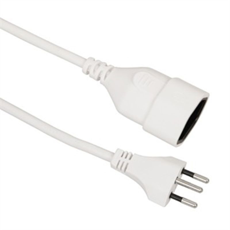VALUE Verlängerungskabel T12/T13, weiß, 10 m