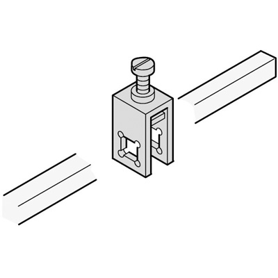 SCHROFF Anschlussklemmen für Erdungsschiene - VERTEILERKLEMME 4MM 20STK