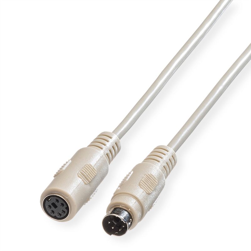 ROLINE Tastatur-Kabel-PS/2 ST/BU, 6 m