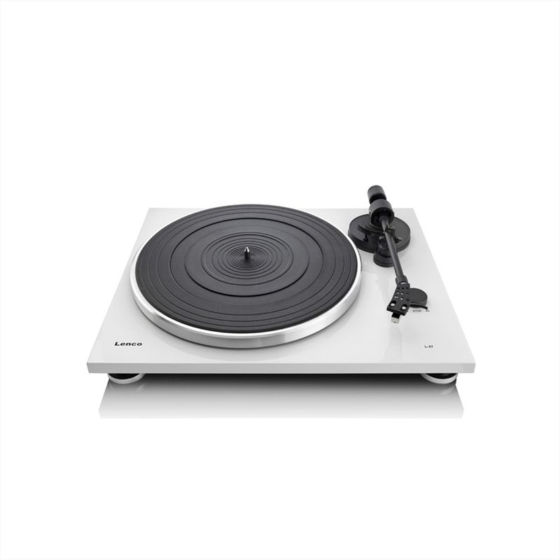 Lenco L-87 Slimline Plattenspieler mit USB Anschluss weiss