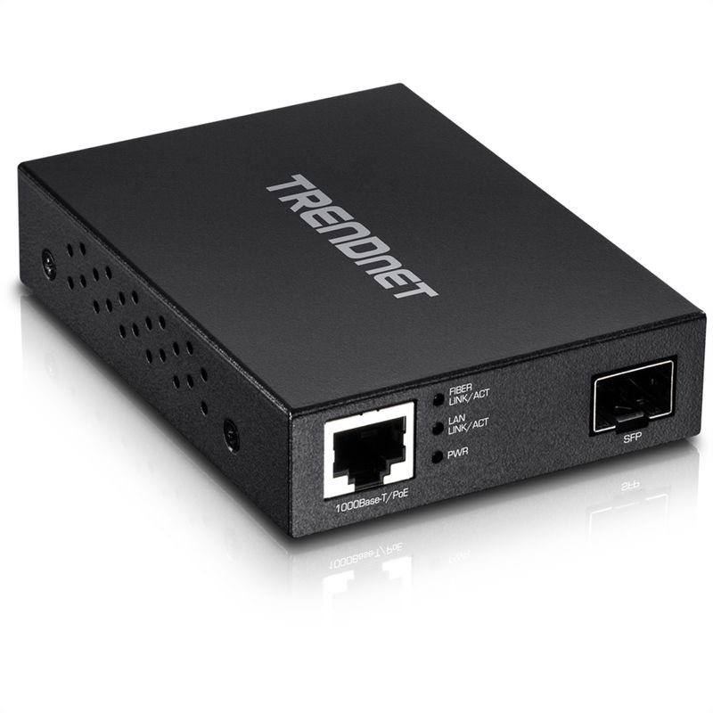 TRENDnet TFC-PGSFP Medien Konverter SFP PoE powered