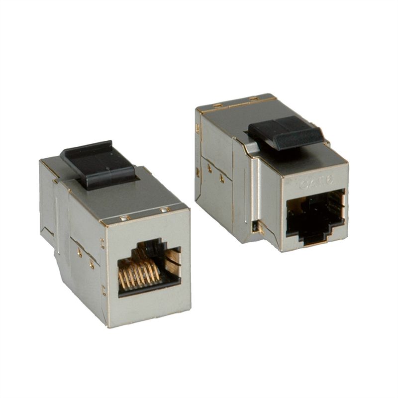 ROLINE RJ-45 Kupplung, Keystone, geschirmt, Kat.6 (Class E)