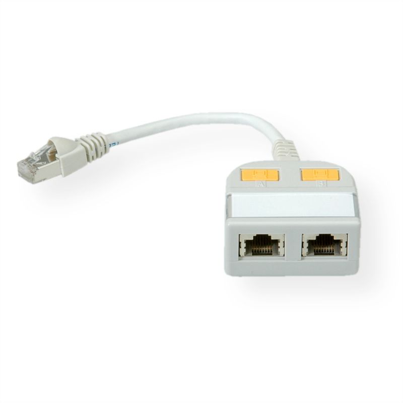 TELEGÄRTNER T-Adapter, Ausgang auf 2x 10Base-T