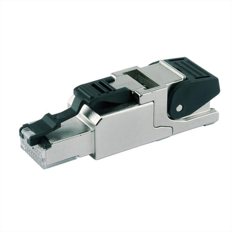 TELEGÄRTNER MFP8 feldkonfektionierbarer RJ-45 Stecker Kat.6A (Class EA) T568A