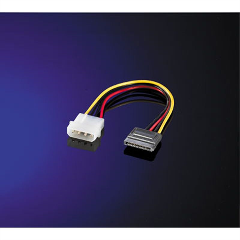 ROLINE Adapterkabel 4 pol. HDD / SATA, 0,15 m