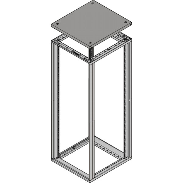 SCHROFF Dach angehoben - DACH ANGEHOBEN 600T RAL7021