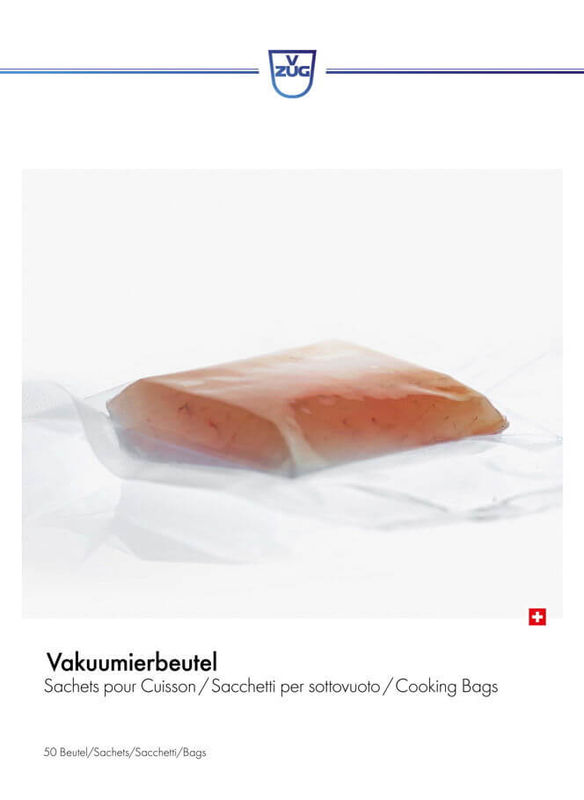 V-ZUG Ersatzteil Vakuumierbeutel, 50 Stück à 180 x 280 mm 1012506