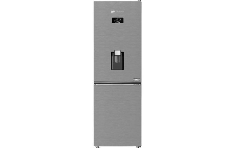 Beko Kühl-Gefrierkombination KG510, Grau, Rechts, Wechselbar