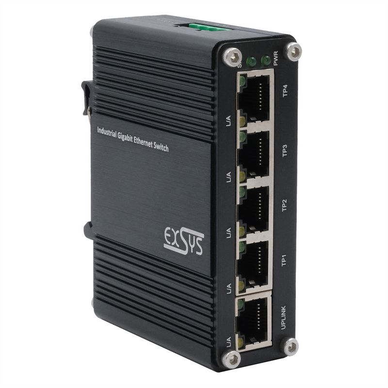 Exsys POF Switch EX-62020 5 Port