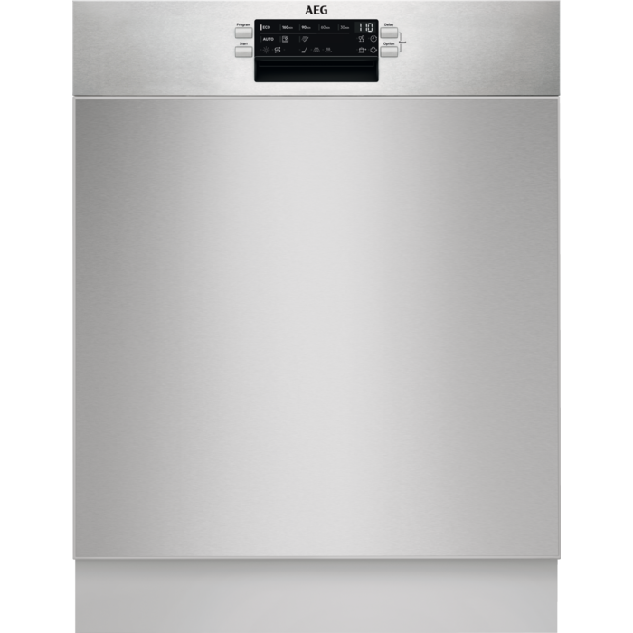 AEG GS649EXUB Unterbau-Geschirrspüler / Serie 6000 mit SatelliteClean® / 60cm / AirDry - perfekte Trocknungsergebnisse / C / Display / Startzeitvorwahl / Wasserstopp, 911524169
